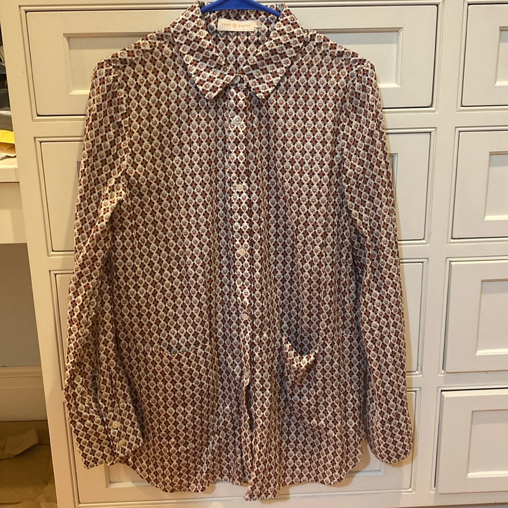 Tory Burch Tunic Button Down - image 1
